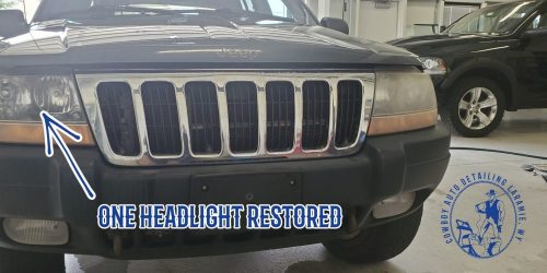 Headlight Restoration Auto Detailing Cowboy Auto Detailing Laramie, Wyoming